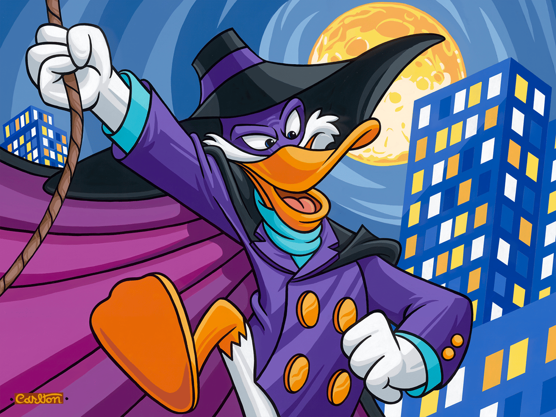 Disney Darkwing on the Case Art Print  View 5