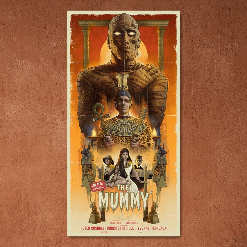 Hammer The Mummy Movie Poster  View 1