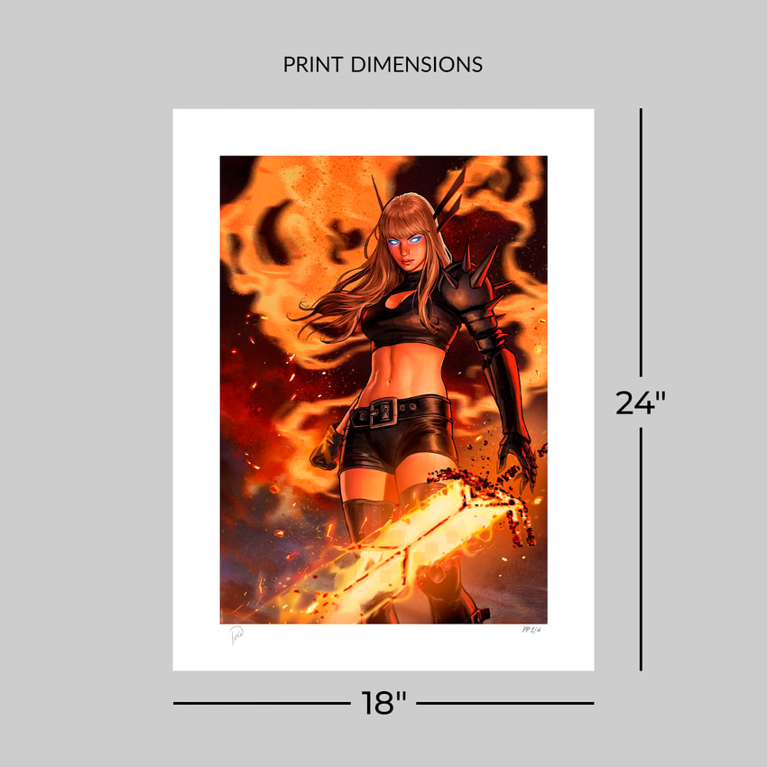 Marvel Magik Art Print  Exclusive Edition  View 2