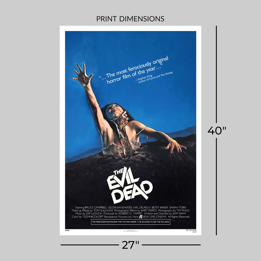 The Evil Dead The Evil Dead (One Sheet) Movie Poster  View 2