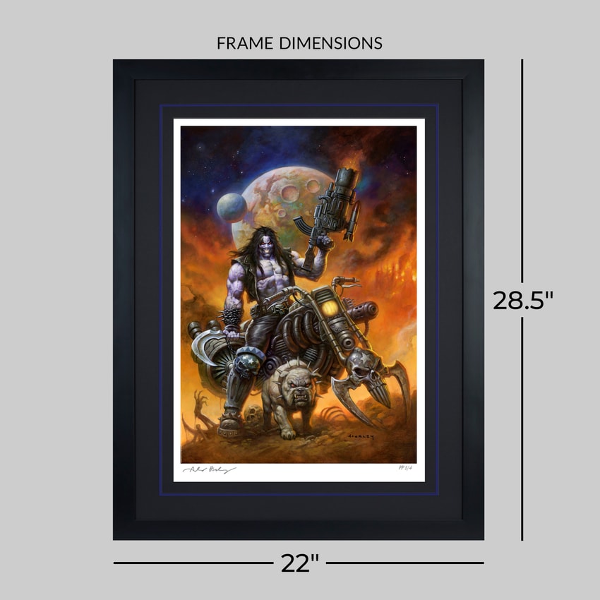 DC Comics Lobo™: The Main Man Art Print  Exclusive Edition  View 2