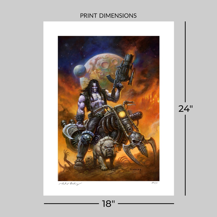 Lobo: The Main Man Fine Art Print by Alex Horley | Sideshow