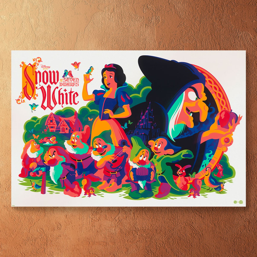 Disney Snow White and the Seven Dwarfs (Old Hag Variant) Movie Poster  View 1