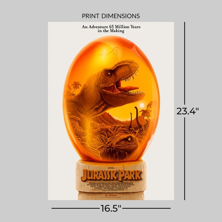 Jurassic Park Jurassic Park Movie Poster  View 2