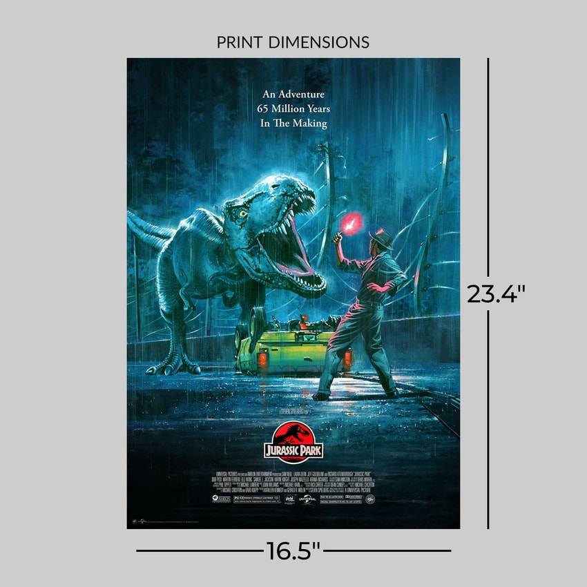 Jurassic Park Jurassic Park Movie Poster  View 2