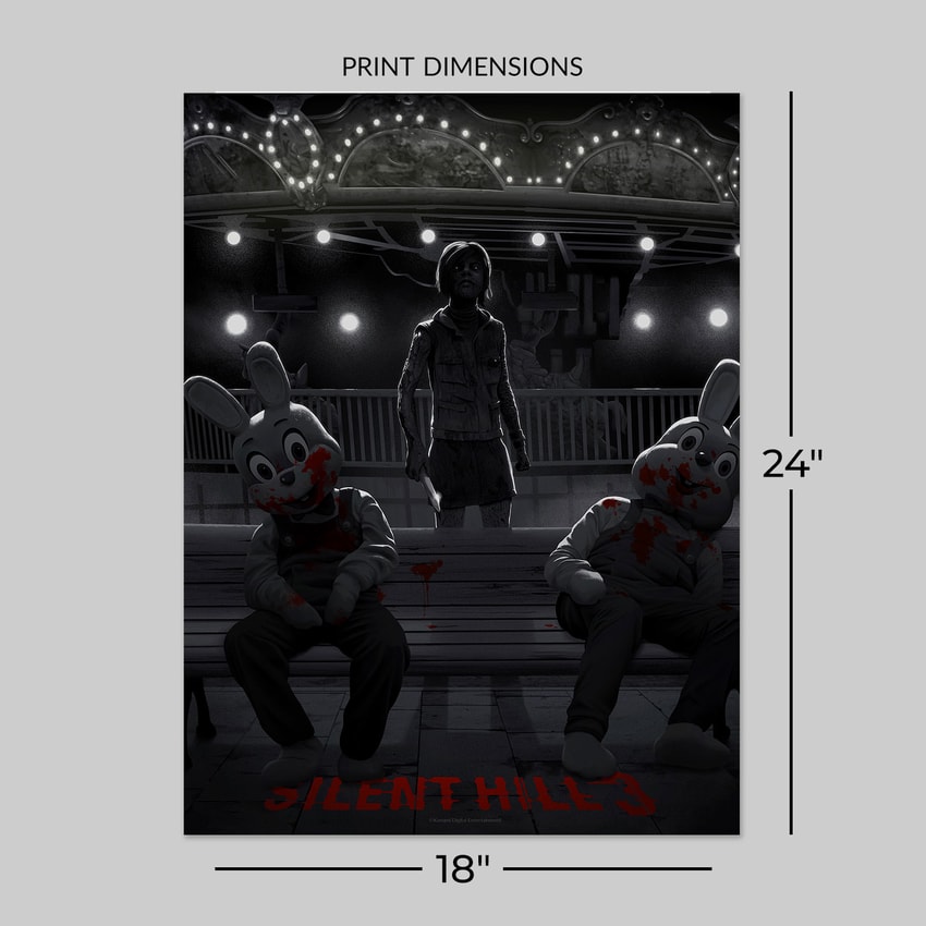 Silent Hill Silent Hill 3 (Mono Edition) Art Print  View 2