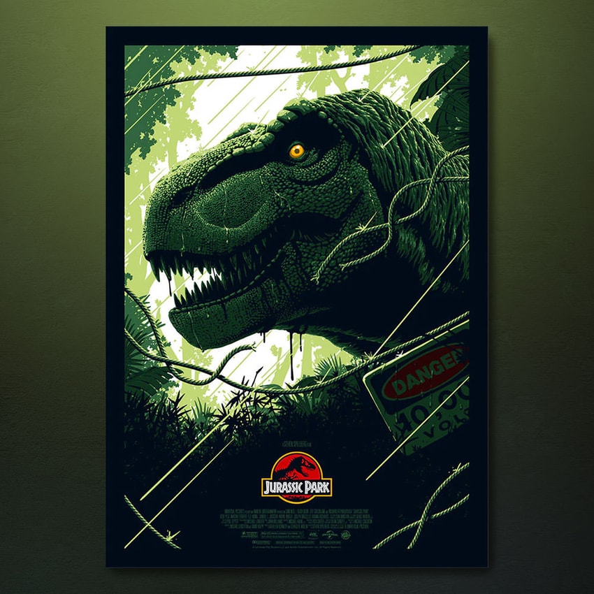 Jurassic Park Jurassic Park - T-Rex Movie Poster  View 1