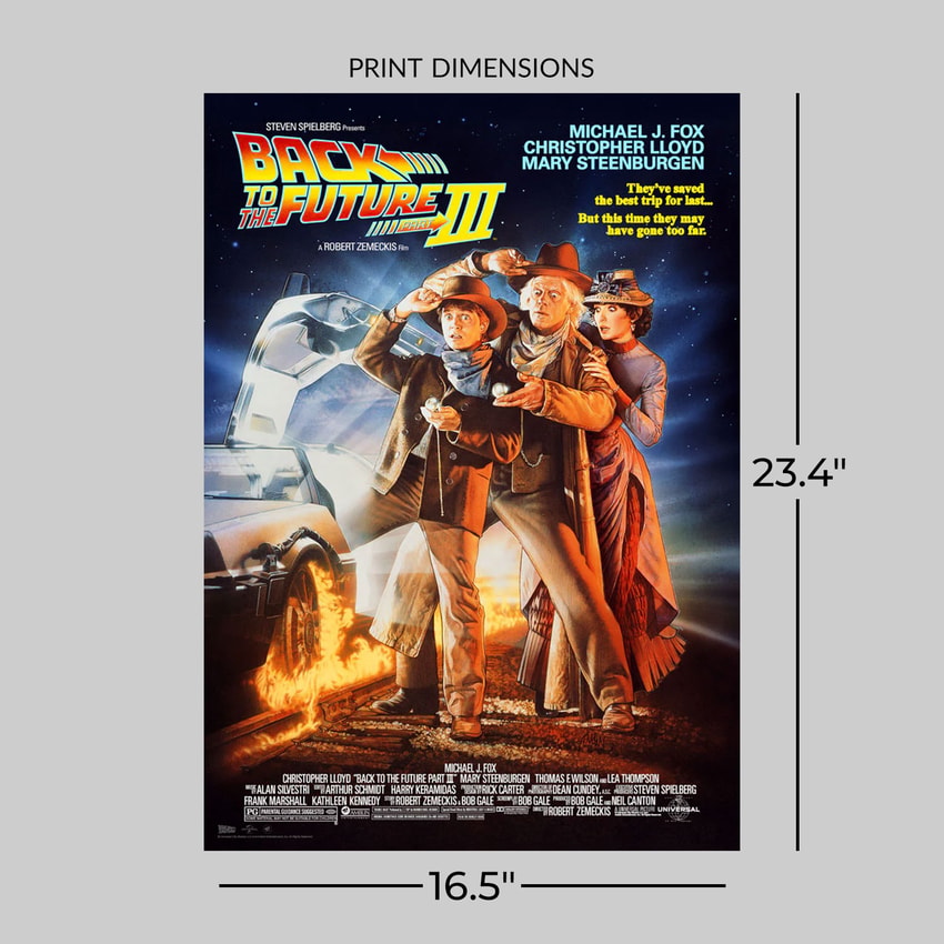 Back to the Future Back to the Future Part III Movie Poster  View 2