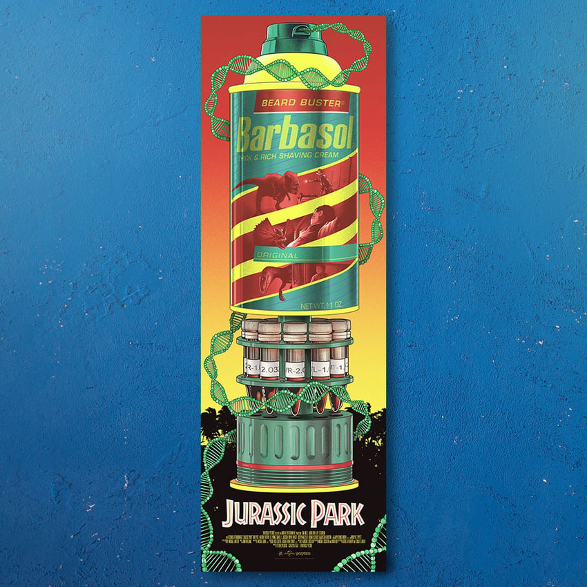 Jurassic Park Movie Poster by Vice Press | Sideshow Collectibles