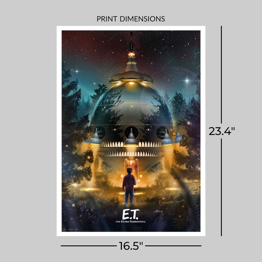 E.T. the Extra-Terrestrial Movie Poster by Vice Press | Sideshow