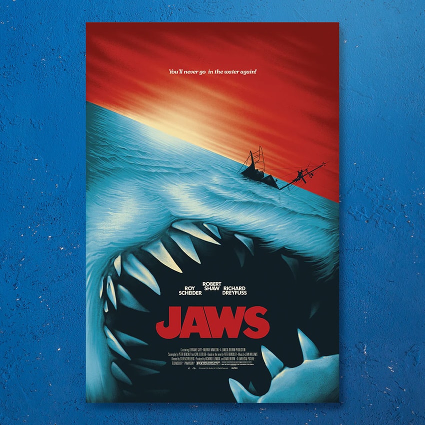 Jaws Jaws by Benedict Woodhead Movie Poster  View 1