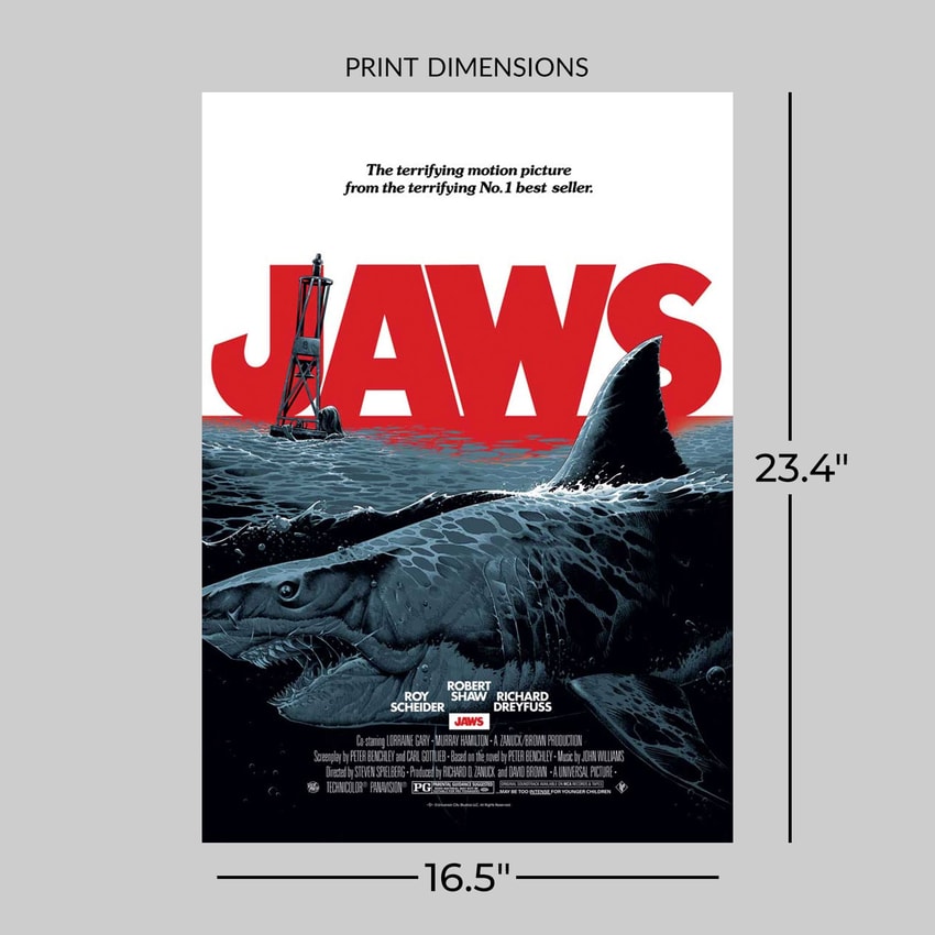 Jaws Jaws by Luke Preece Movie Poster  View 2