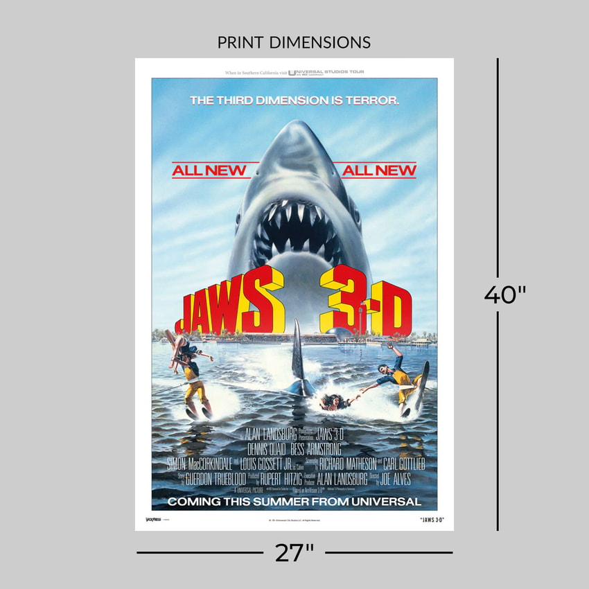 Jaws Jaws 3 (One Sheet) Movie Poster  View 2