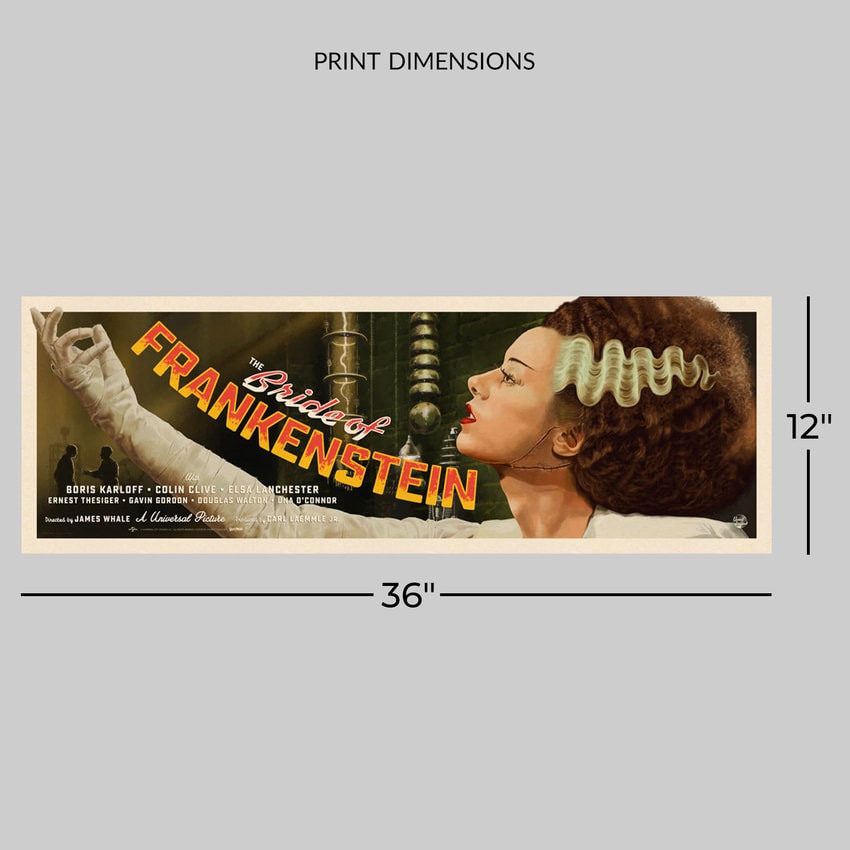 Universal Monsters Universal Monsters: The Bride of Frankenstein Movie Poster  View 2