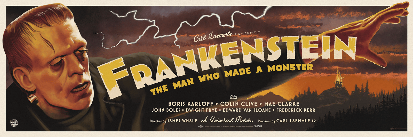 Universal Monsters Universal Monsters: Frankenstein Movie Poster  View 3