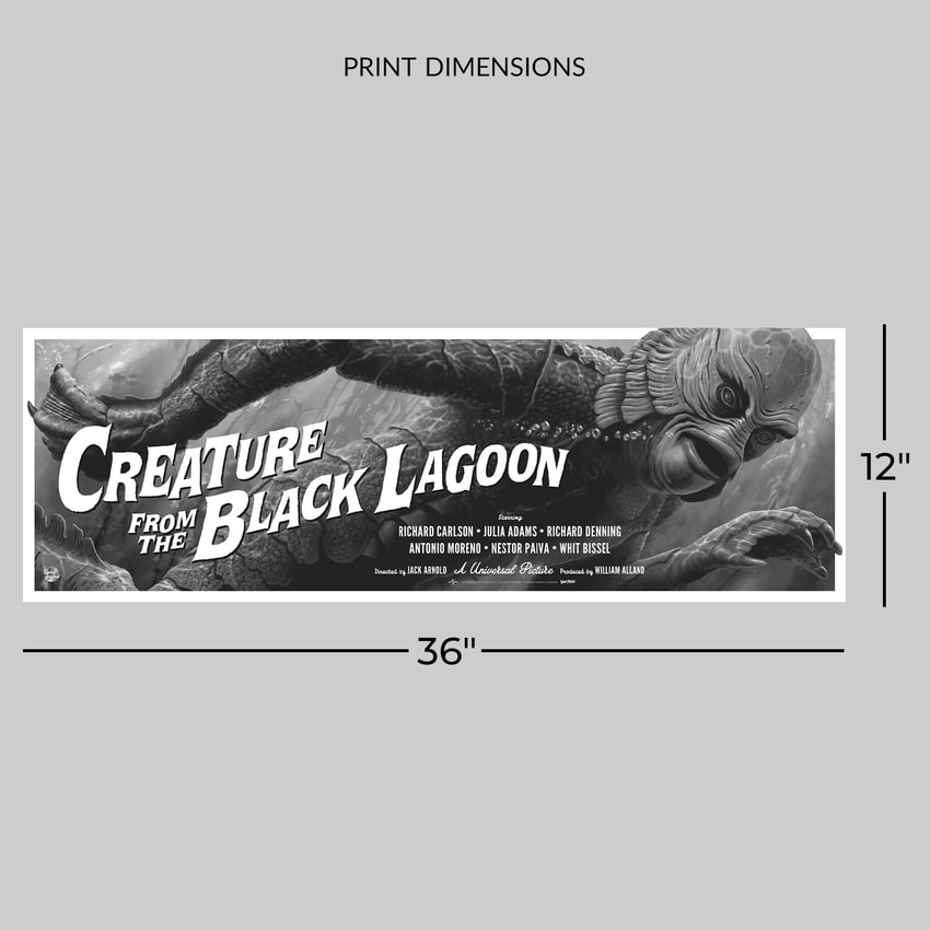 Universal Monsters Universal Monsters: Creature from the Black Lagoon Movie Poster  View 2