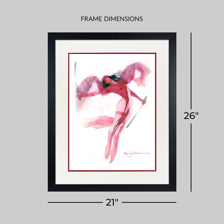Marvel Elektra: Crimson Grace Art Print  View 2