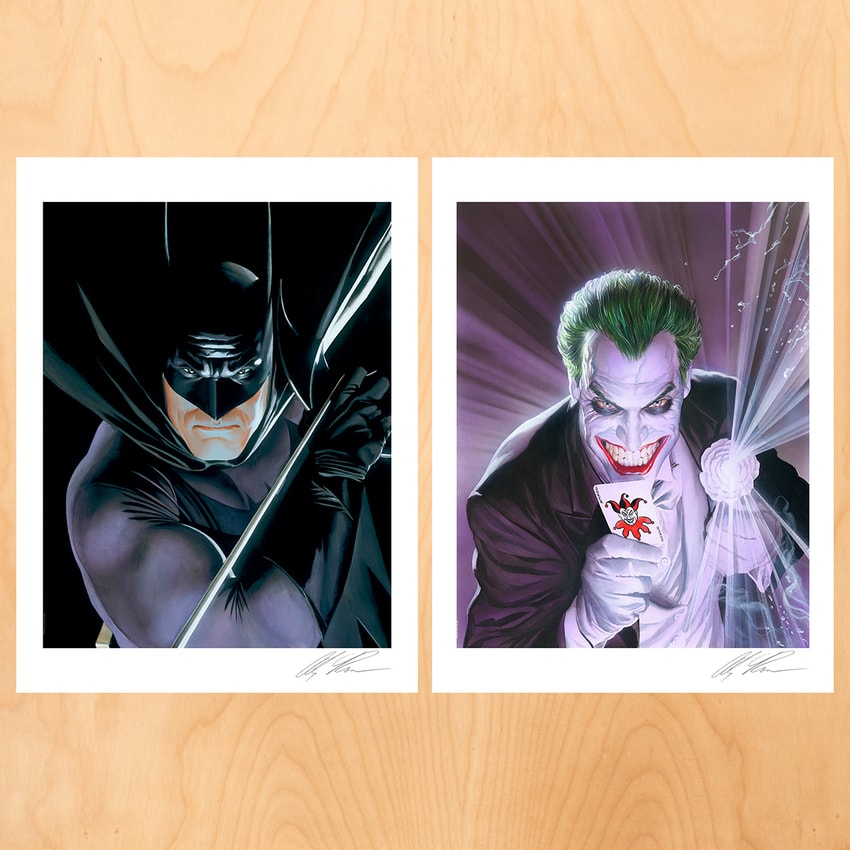 DC Comics The Joker™ & Batman™: Mythology Fine Art Print Set Art Print  View 1