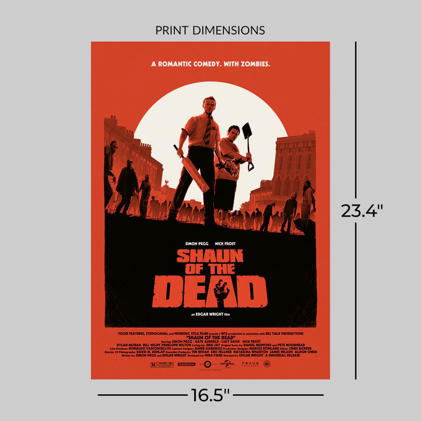 Shaun of the Dead Movie Poster by Vice Press | Sideshow Collectibles