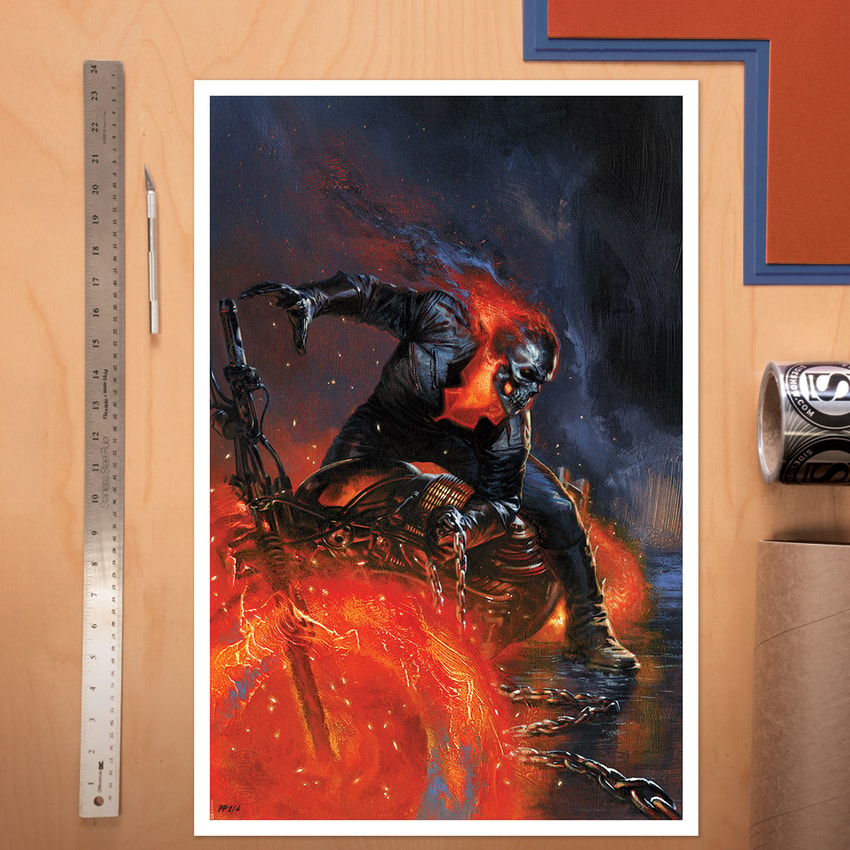 Marvel Ghost Rider Art Print  Exclusive Edition  View 1