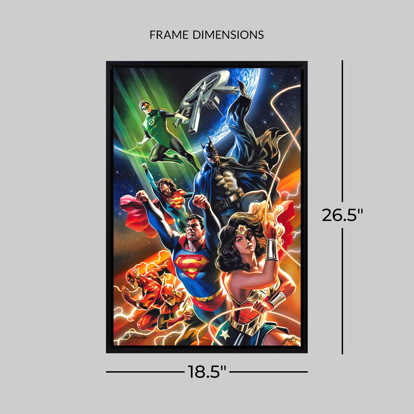 DC Comics Justice League Unlimited Art Print  Exclusive Edition  View 2