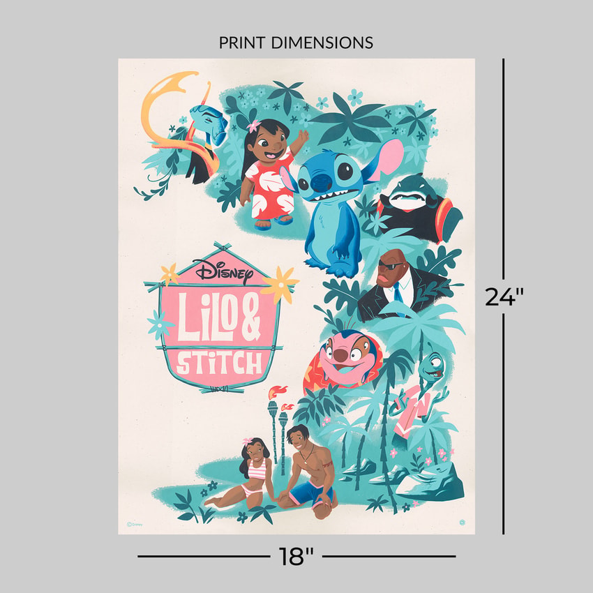 Disney Lilo & Stitch Movie Poster  View 2
