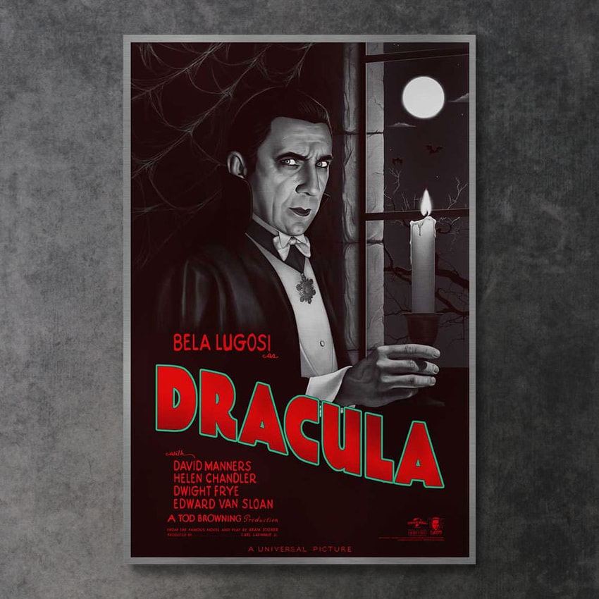 Universal Monsters: Dracula Movie Poster by Vice Press | Sideshow  Collectibles