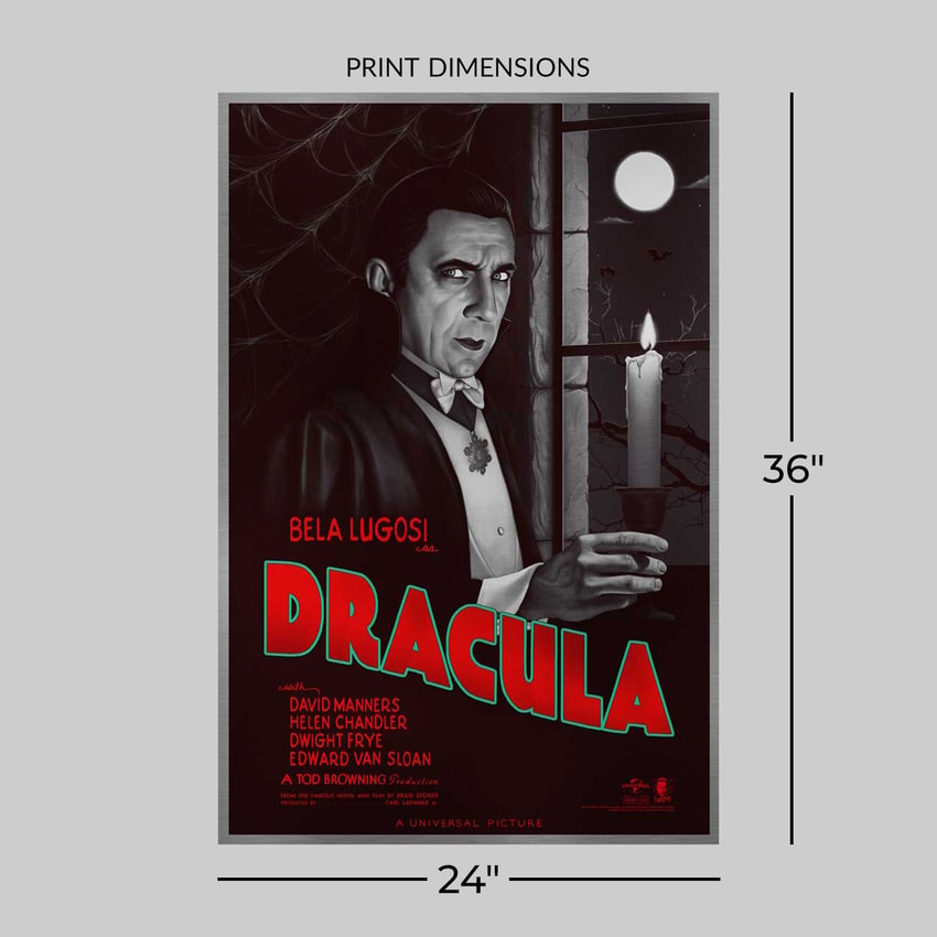 Universal Monsters Universal Monsters: Dracula Foil Variant Movie Poster  View 2