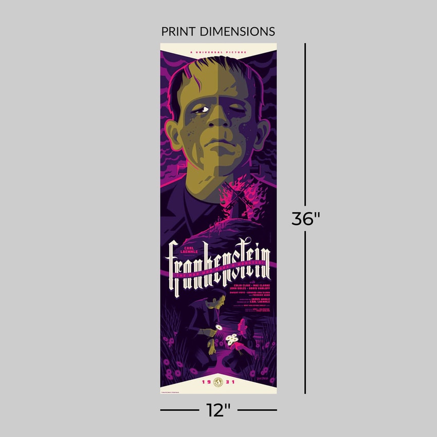 Universal Monsters Universal Monsters - Frankenstein Movie Poster  View 2
