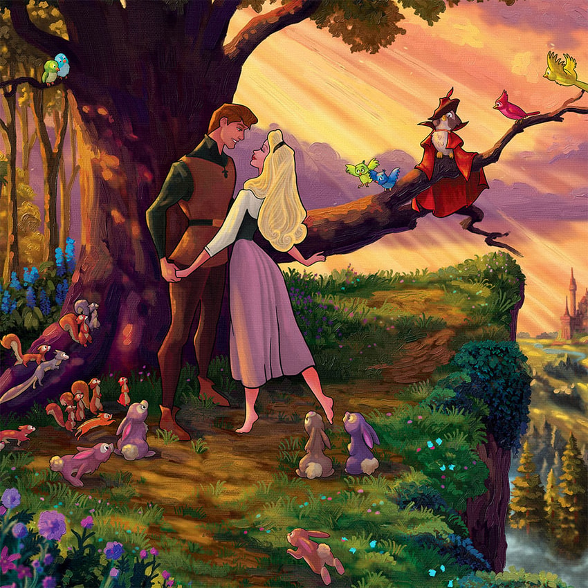 Disney Sleeping Beauty - Woodland Waltz Art Print  View 3