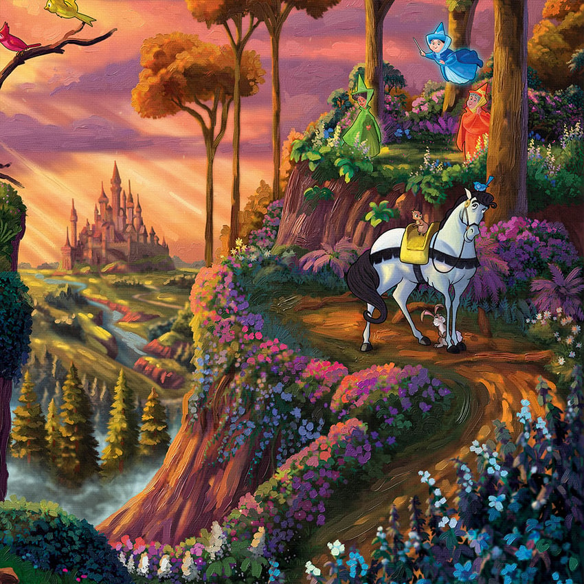 Disney Sleeping Beauty - Woodland Waltz Art Print  View 4