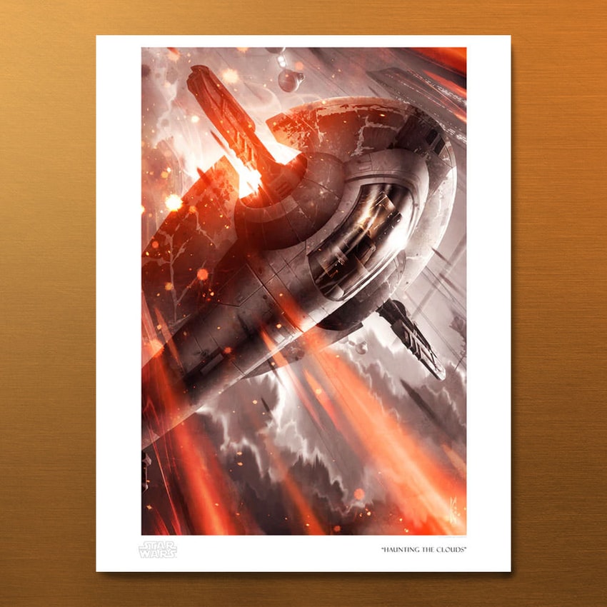Star Wars Haunting the Clouds Art Print  View 1