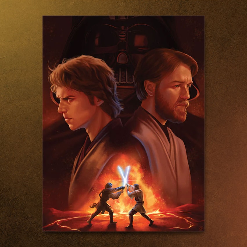 Star Wars Brothers Divided Art Print  View 1