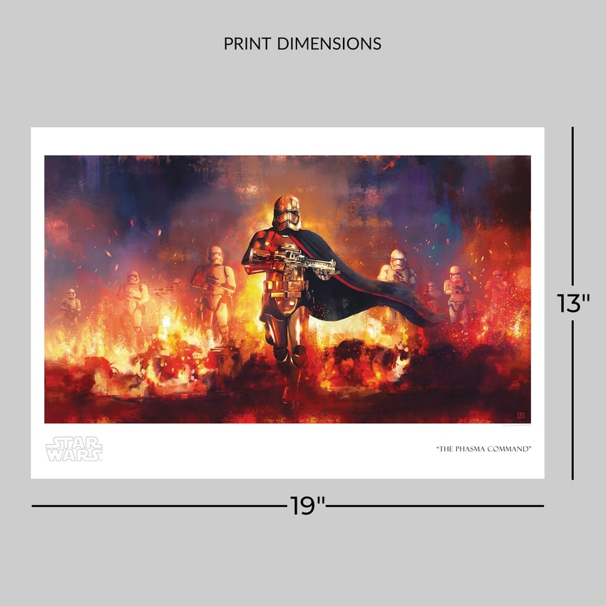 Star Wars The Phasma Command Art Print  View 2