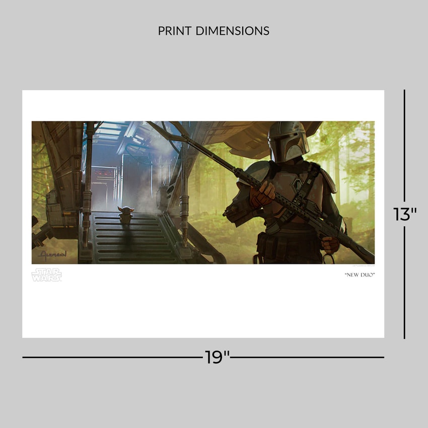 Star Wars New Duo Art Print  View 2