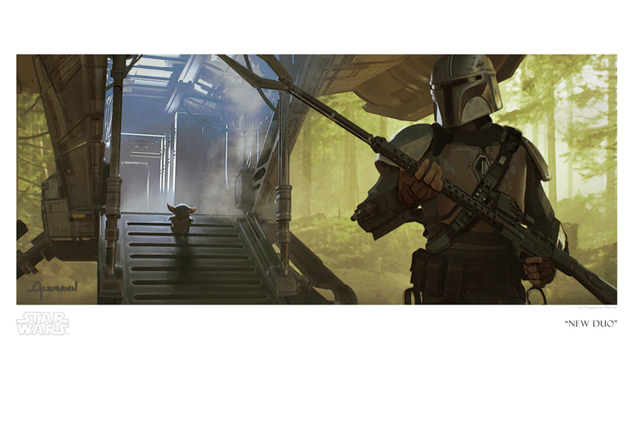Star Wars New Duo Art Print  View 3