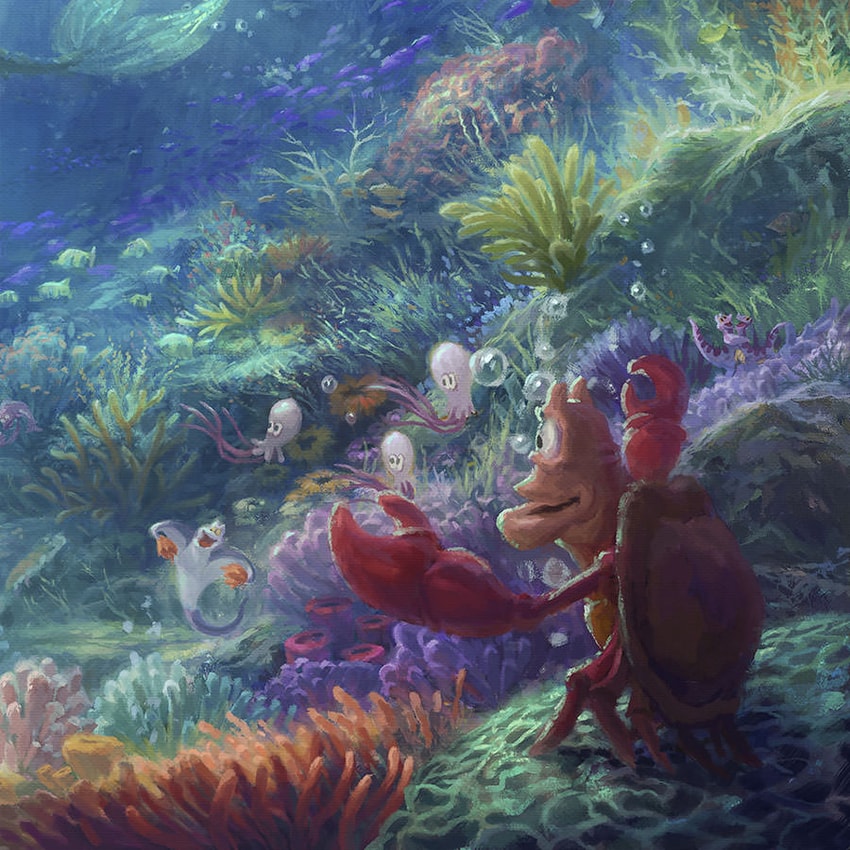 Disney The Little Mermaid Falling in Love Art Print  View 6