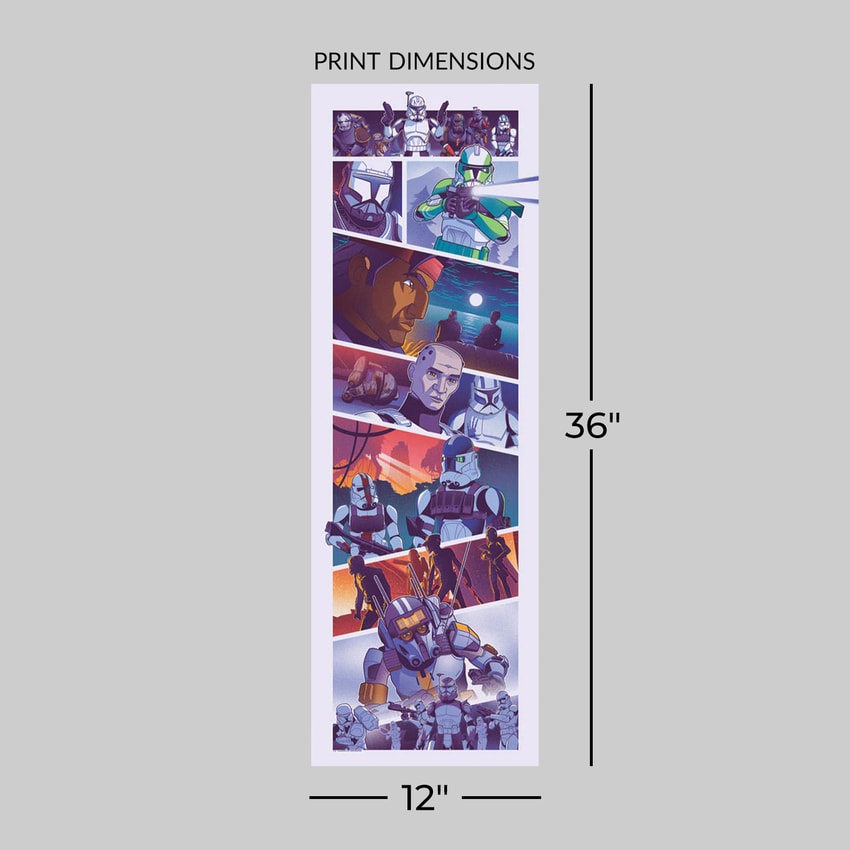 Star Wars Bred for War Art Print  View 2