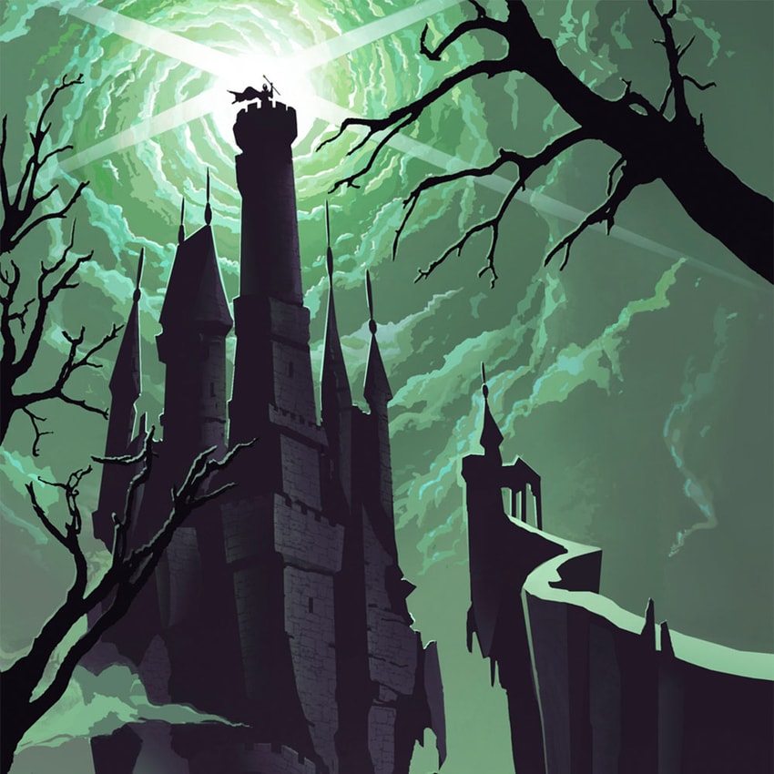 Disney Approaching Maleficent's Castle Art Print  View 3