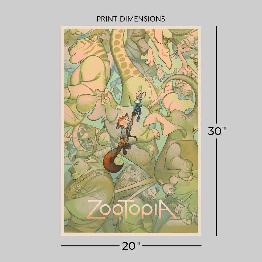 Disney Zootopia Movie Poster  View 2