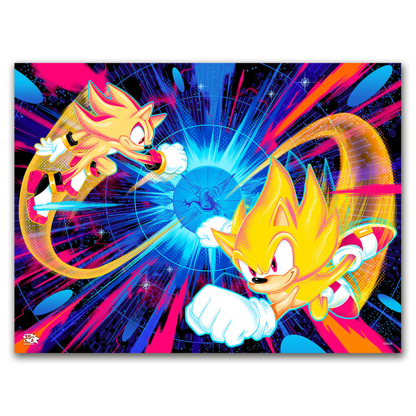 Sonic the Hedgehog Sonic the Hedgehog: Live and Learn Art Print  View 3