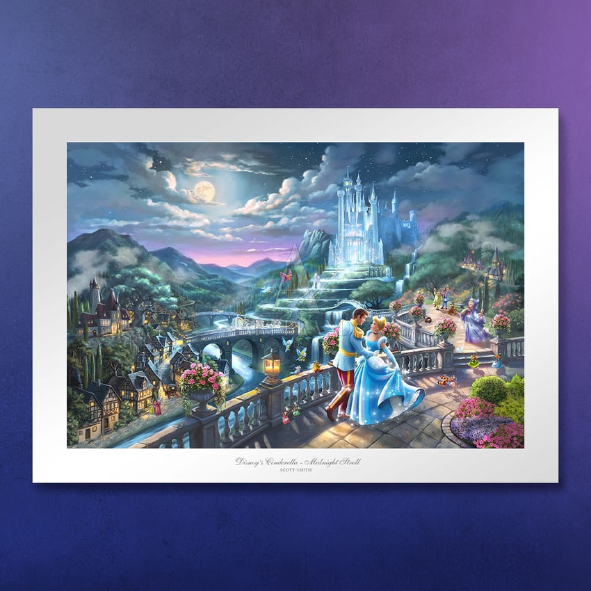 Disney Cinderella - Midnight Stroll Art Print  View 1