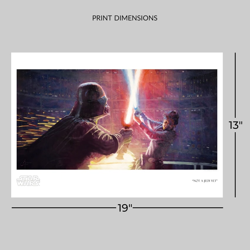Star Wars Not a Jedi Yet Art Print  View 2