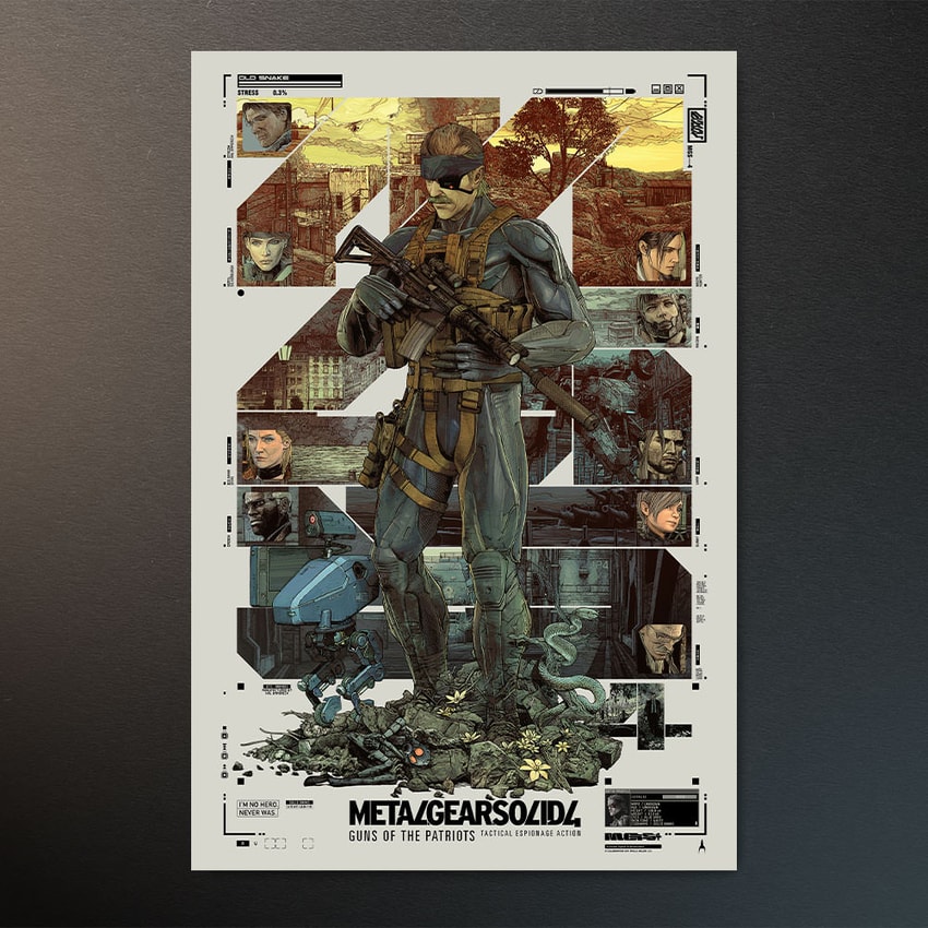 Metal Gear Solid Metal Gear Solid 4: Guns of the Patriots Art Print  View 1