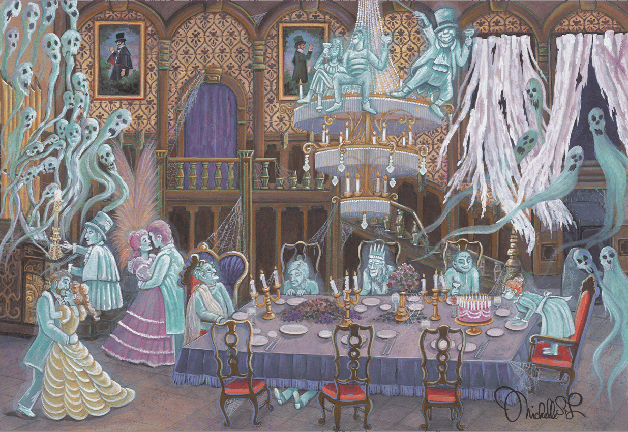 Disney Haunted Ballroom Art Print  View 6