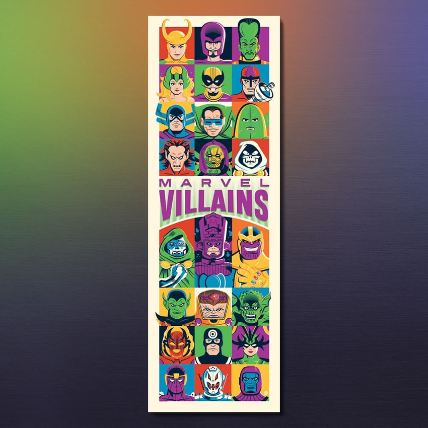 Marvel Marvel Villains Art Print  View 1