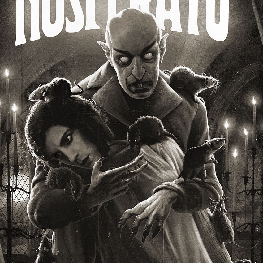 Nosferatu Nosferatu (Black & White A2 Variant) Movie Poster  View 3