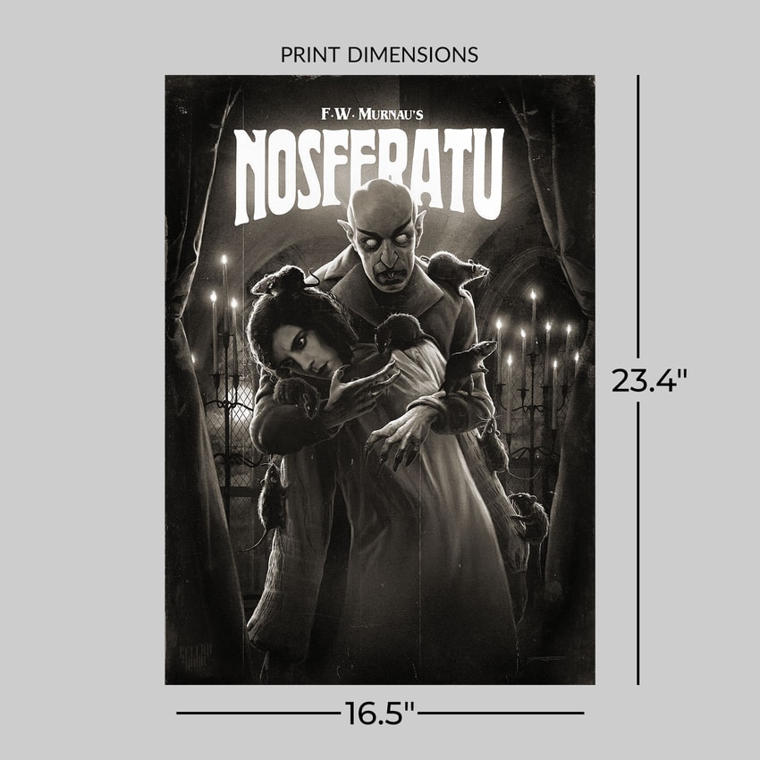 Nosferatu Nosferatu (Black & White A2 Variant) Movie Poster  View 2