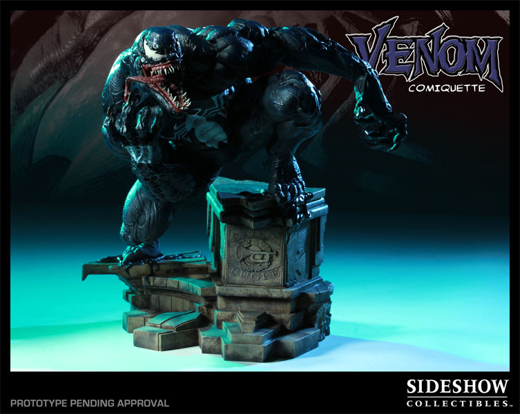 Sideshow Collectibles 200089 Marvel Venomsaurus REX Comiquette GK Model  Statue