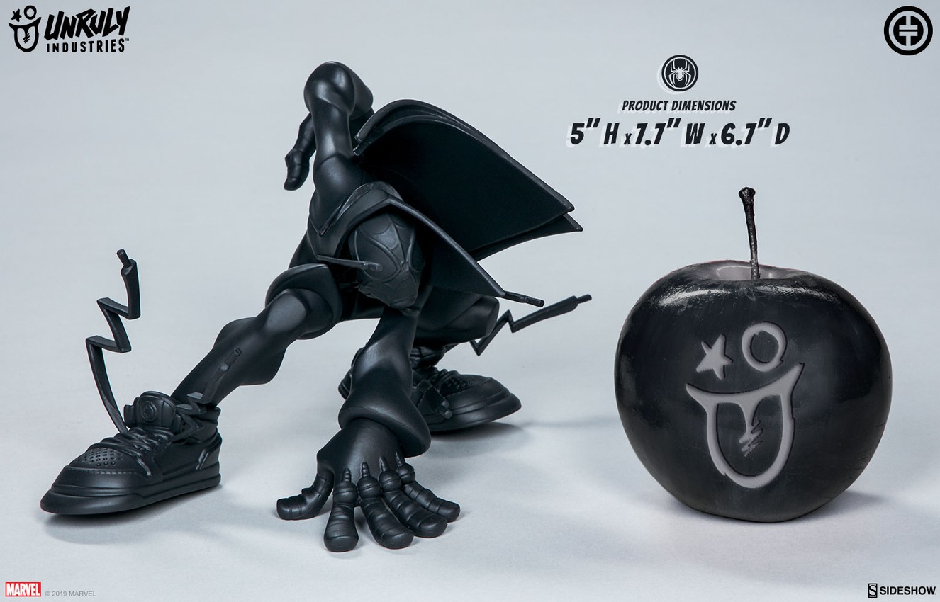 激レア Unruly スパイダーマン マイルズ マットブラック Miles Matte